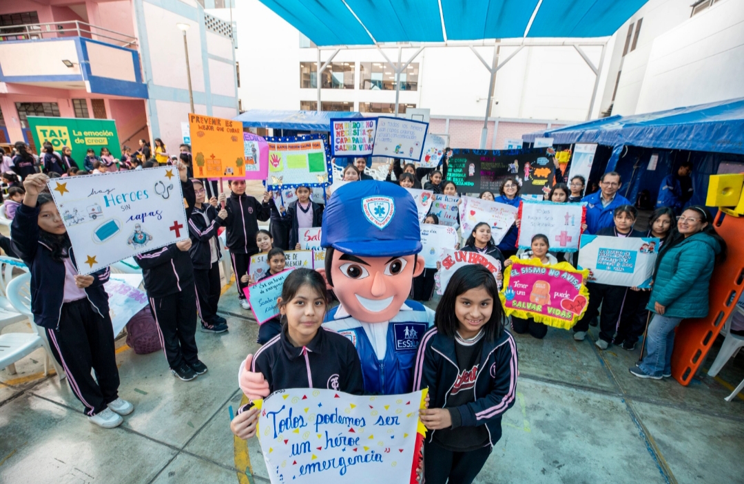 Día del Niño: escolares aprendieron a cómo prevenir y actuar ante accidentes domésticos