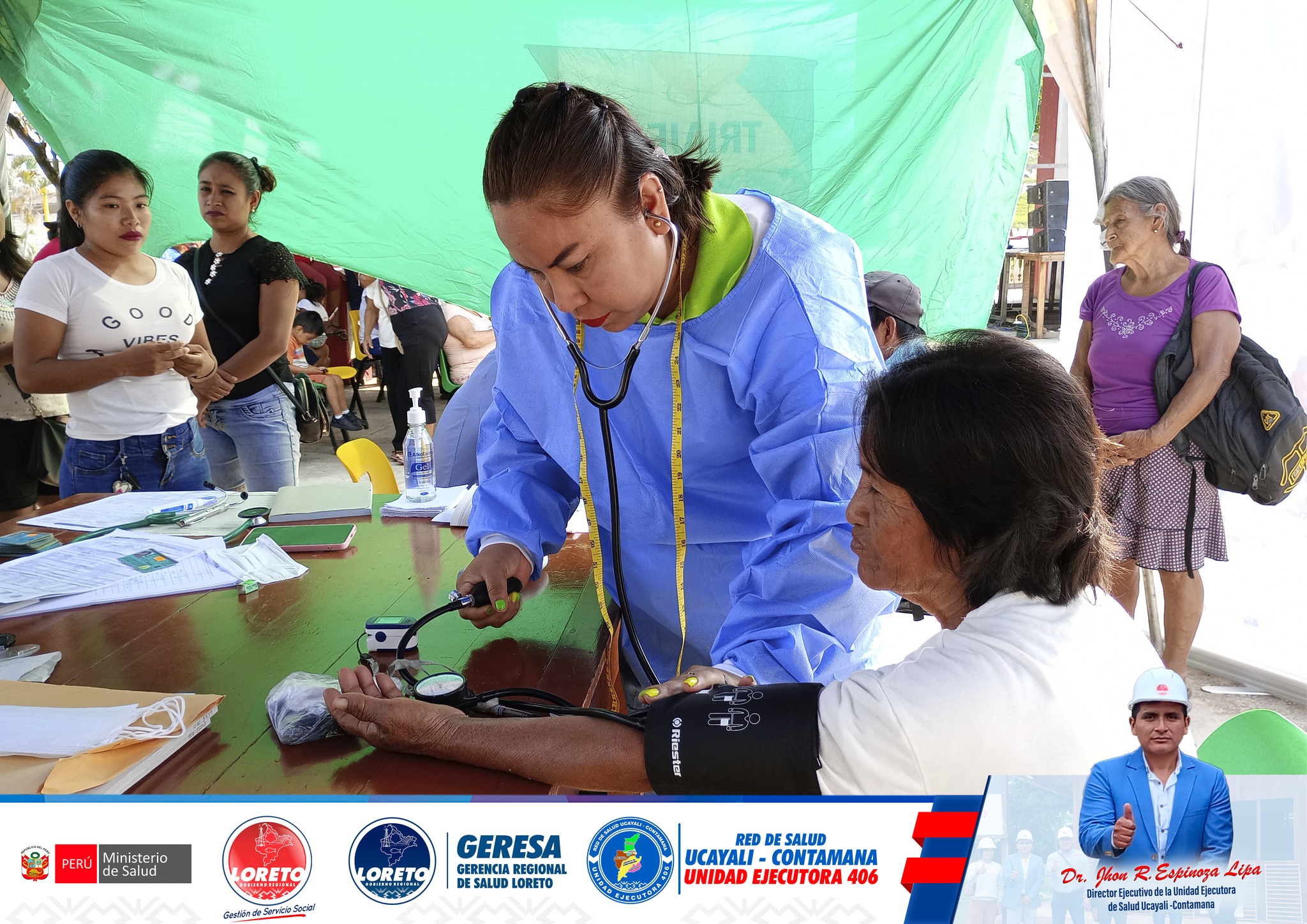 llegaron niños, niñas, jóvenes, adultos y adultos mayores para recibir los servicios de salud