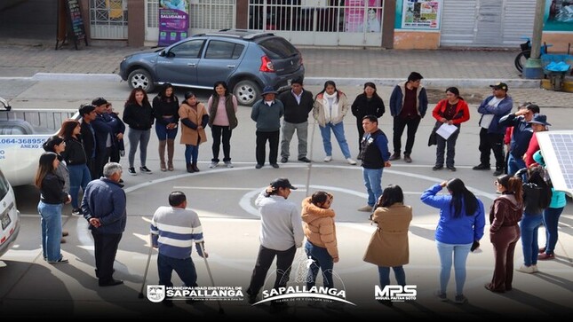 La Población de Sapallanga participó activamente del Simulacro Multipeligro 2024