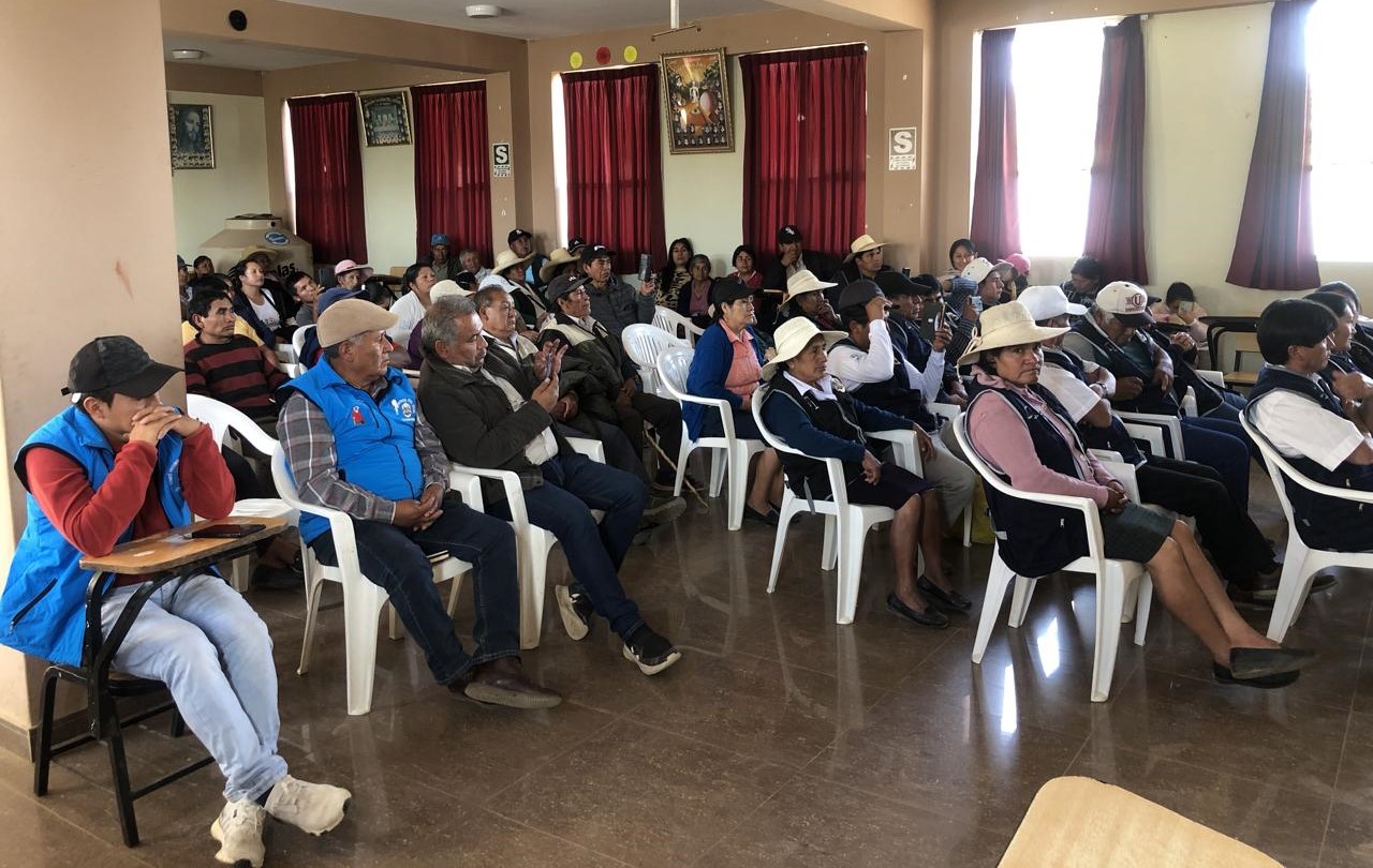 Participó en el acto protocolar de juramentación de la Ronda Campesina