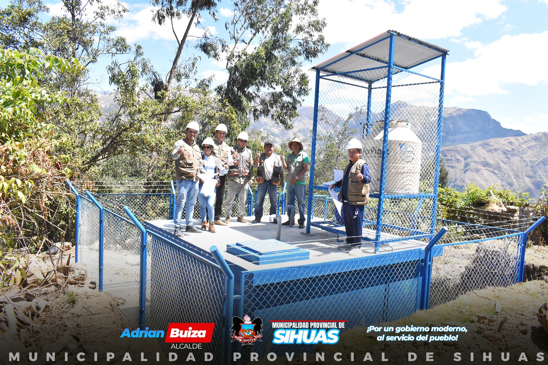 💠RECEPCIÓN DE OBRA EN EL CASERÍO DE PUMAHUASI 👏
La Municipalidad Provincial De Sihuas, a través del equipo técnico de la Gerencia de Infraestructura, Desarrollo Urbano y Rural, en coordinación con las autoridades del caserío de Pumahuasi y la empresa Servicios, Negocios e Inversiones Ponte S.R.L., recibió la obra denominada "Renovación de Captación de Agua, Reservorio y Línea de Conducción; Reparación de Línea de Conducción; en el Sistema de Agua Goñop Puquio, en la localidad de Pumahuasi, distrito de Sihuas, provincia de Sihuas, departamento de Ancash", identificado con el Código Único de Inversión (CUI) Nº 2564767.
Con una inversión total de S/. 91,194.90 soles, se llevó a cabo una serie de intervenciones cruciales que promete garantizar un acceso seguro y sostenible al agua potable, el cual significa los esfuerzos por mejorar las condiciones de vida de cada pumahuasino.