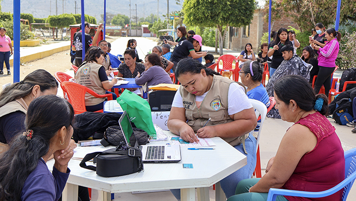 Imagen de campaña social en el C.P. Cuculí.