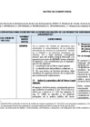 Vista preliminar de documento Matriz de Comentarios - Alternativas para incrementar la comercialización de los productos derivados de los servicios de saneamiento.