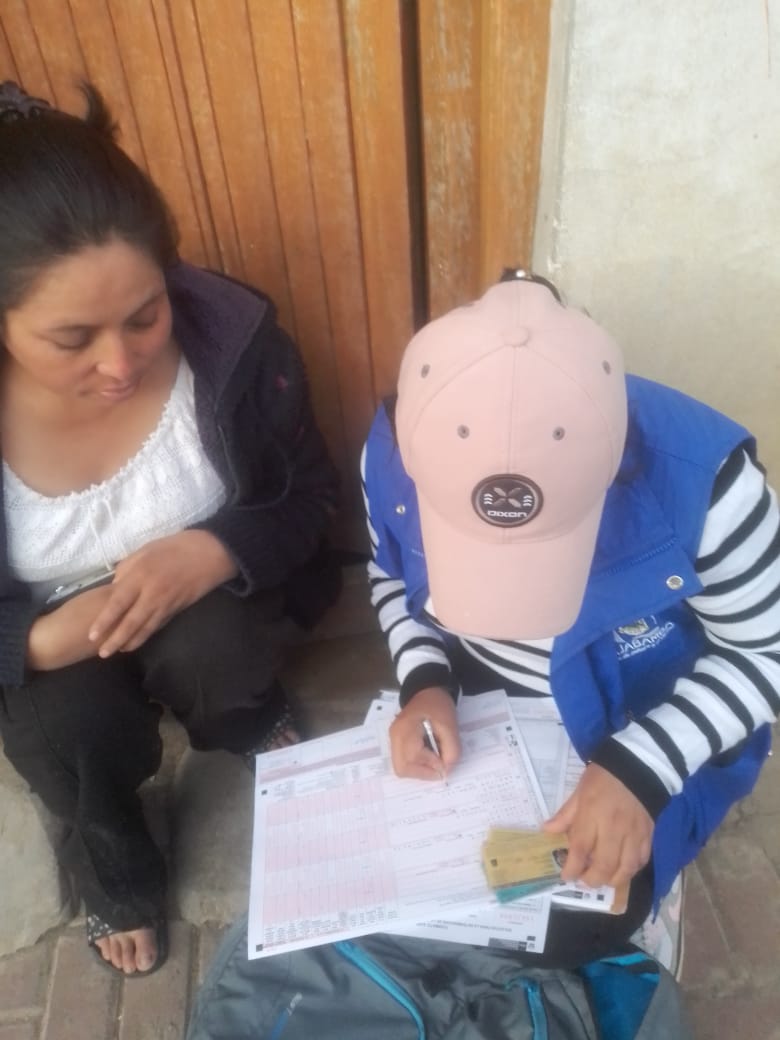 ¡Visitas a domicilio para inscripción en el padrón general de hogares!