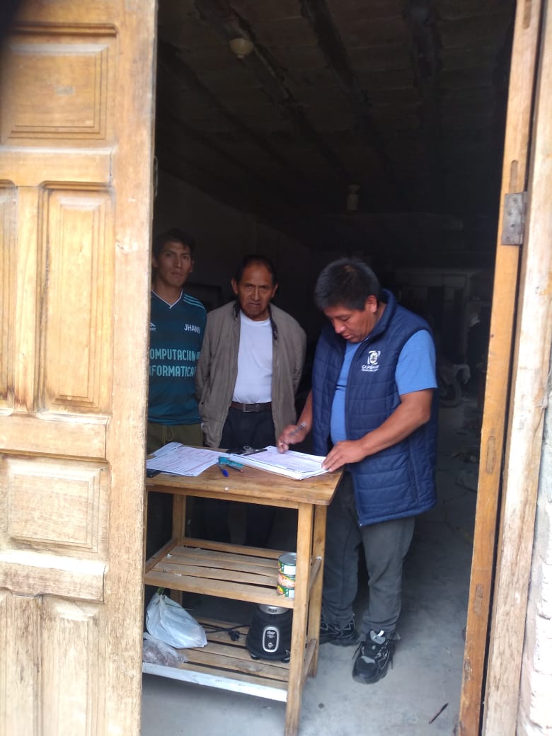 ¡Visitas a domicilio para inscripción en el padrón general de hogares!