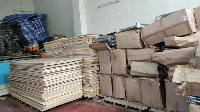 Imagen de donaciones por el COER Lambayeque.