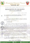Vista preliminar de documento RESOLUCION DE ALCALDIA N° 0013-2024-A-MDC-Q-C