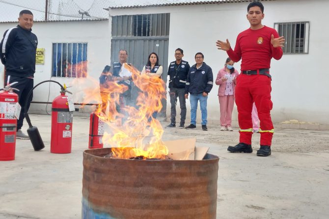 Capacitación uso y manejo de extintores