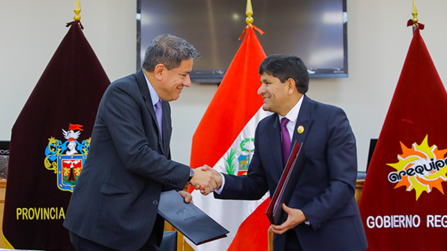 SERVIR y GORE Arequipa firman convenio para fortalecer el Servicio Civil en la región
