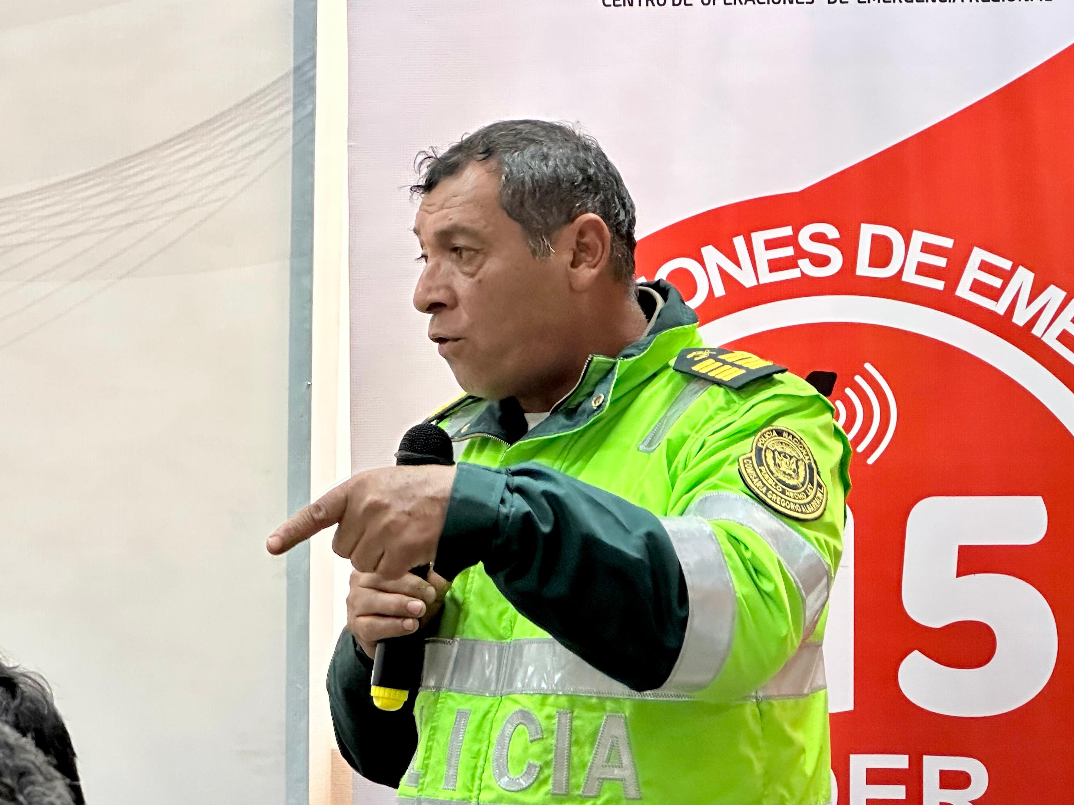 Gobernador coordina acciones para enfrentar la inseguridad durante Fiestas de Tacna