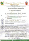 Vista preliminar de documento RESOLUCION DE ALCALDIA N° 0019-2024-A-MDC-Q-C