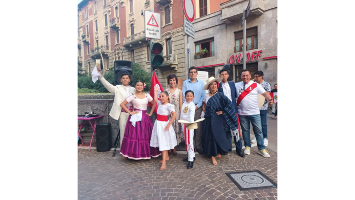 Consulado General del Perú en Milán participó en actividades de Fiestas Patrias