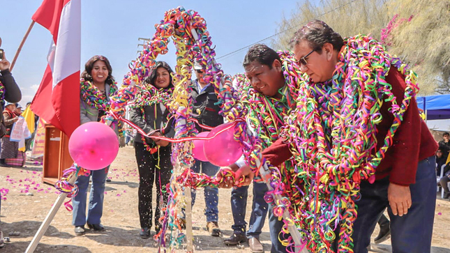 Nueva vía para agricultores y población de Cerro Blanco 