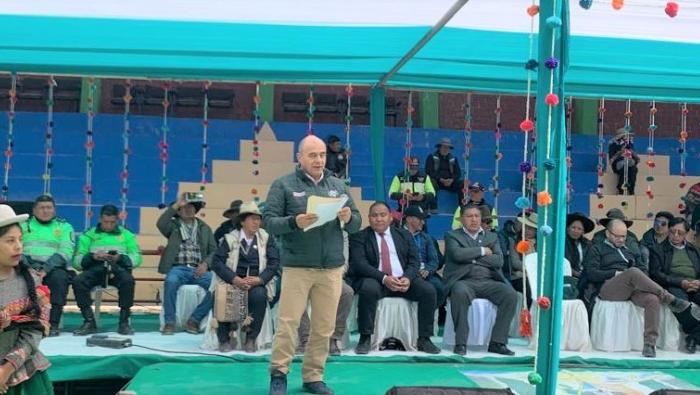 Viceministro Iván Ramos llegó a Puno para participar de este evento que se desarrolla en Macusani, “Capital Alpaquera del Perú y el Mundo”.