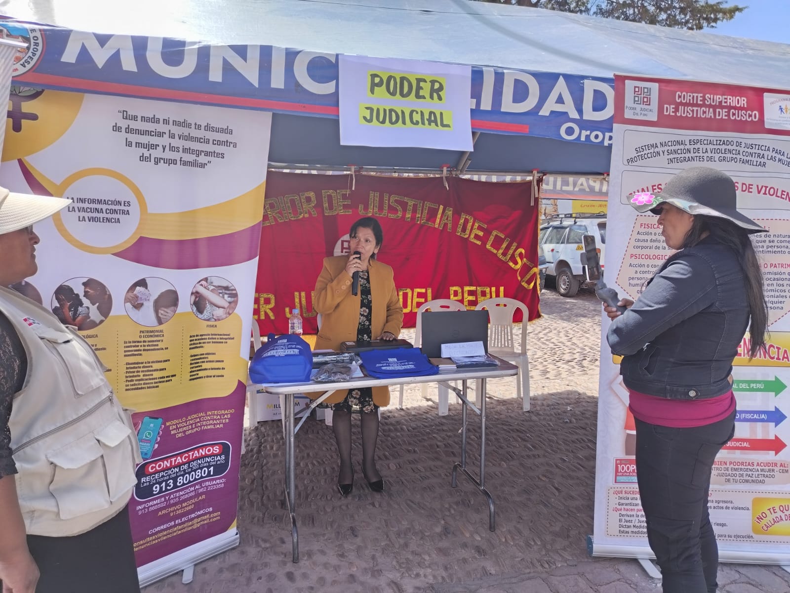 Módulo Judicial Integrado en Violencia realizó importante taller de capacitación para fortalecer la prevención de la violencia en Oropesa