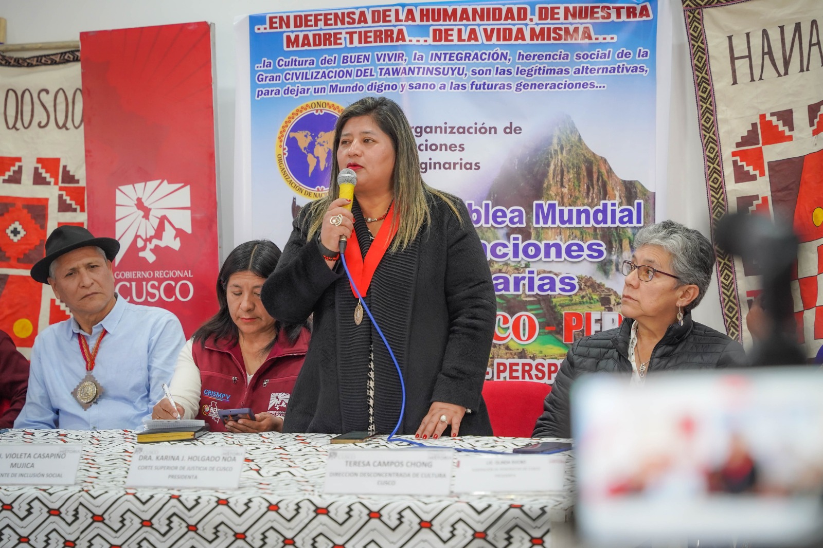 Presidenta de la Corte de Cusco anunció el desarrolló del Congreso Internacional de Interculturalidad