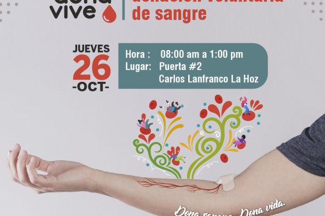 HCLLH realiza IX Campaña de Donación Voluntaria de Sangre