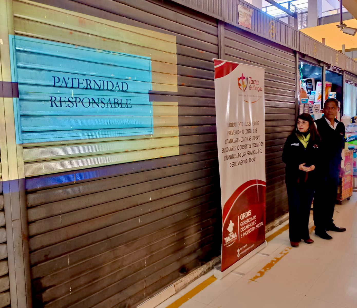 Se brindó taller sobre paternidad responsable a comerciantes del Mercado Central