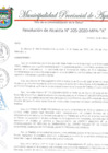 Vista preliminar de documento RESOLUCION DE ALCALDIA 205-2020-MPA-A