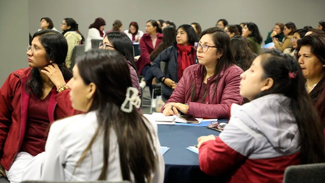 Foto 2 Profesionales de obstetricia se capacitaron sobre el cuidado de la salud mental de las gestantes
