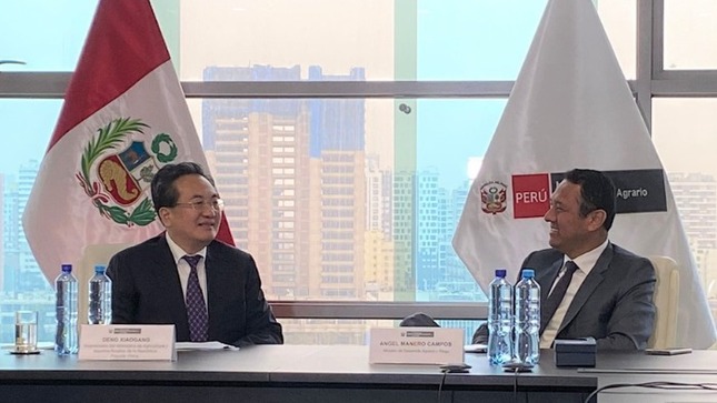 Gobierno busca impulsar el desarrollo agrario fortaleciendo la cooperación con la República Popular China