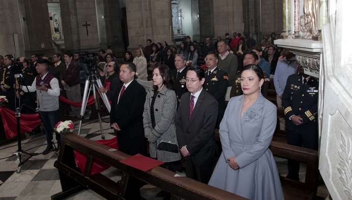 Consulado General del Perú en La Paz organizó la Misa Criolla en ocasión del 203° aniversario de la independencia nacional