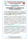Vista preliminar de documento PRONUNCIAMIENTO DE LA MUNICIPALIDAD DE MANSERICHE.