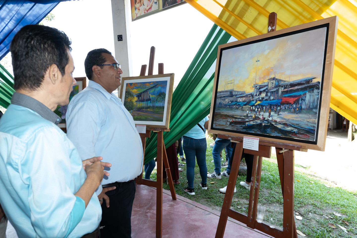 Inicio del Primer expo Arte "Belรฉn paraรญso de colores, por sus artistas"