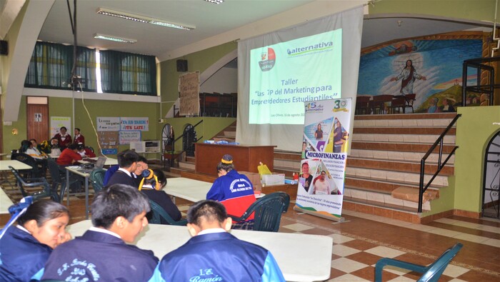 foto de estudiantes en evento