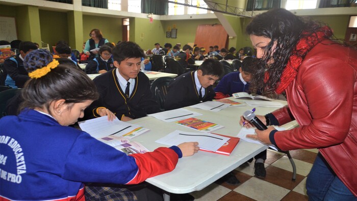 foto de estudiantes en evento