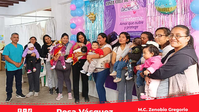RIS Chilca Mala premió a bebés mamoncitos por Semana de la Lactancia Materna