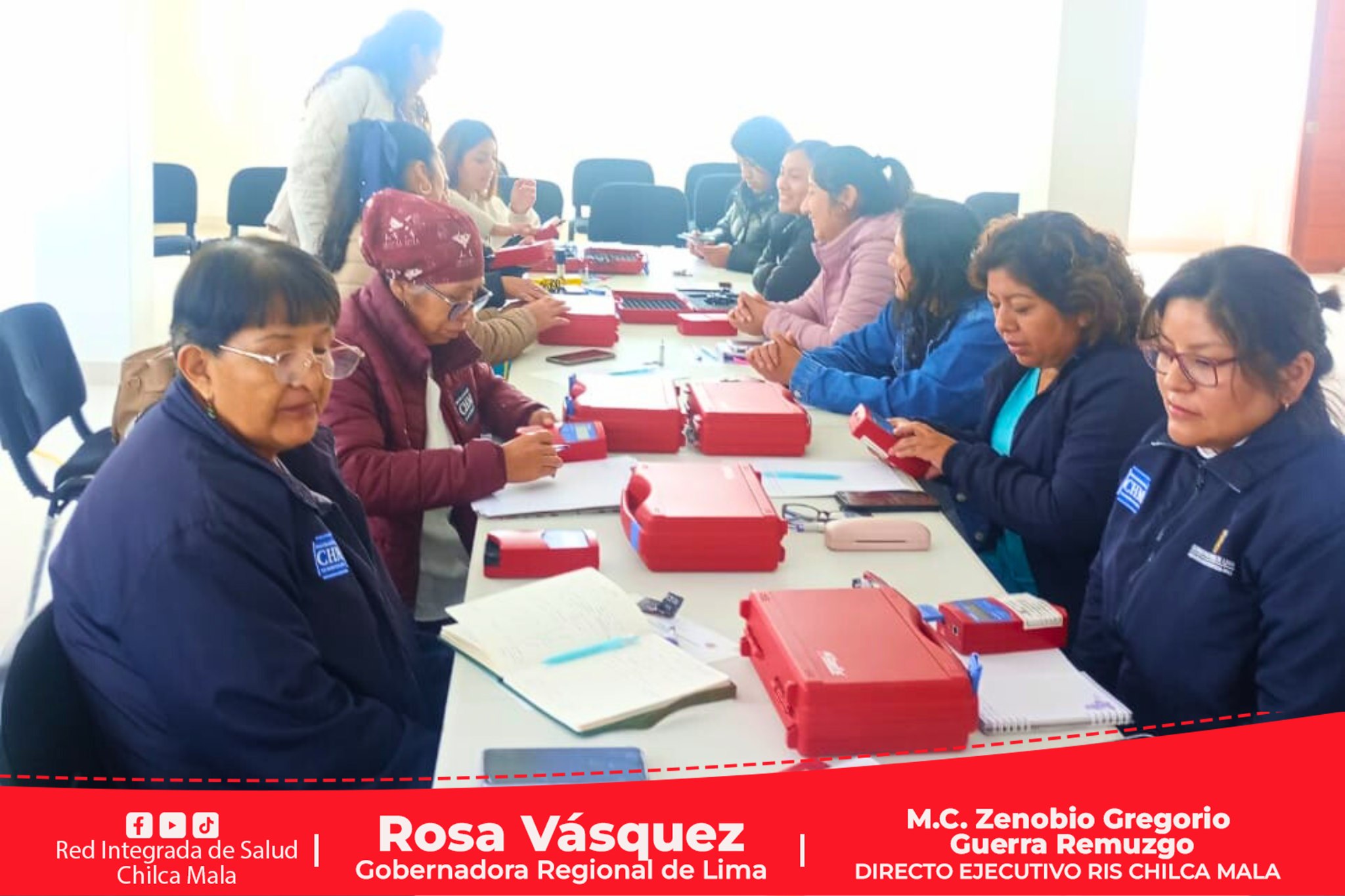 RIS Chilca Mala realiza IV Curso Taller en Determinación de Hemoglobina mediante Hemoglobinómetro Portátil.
