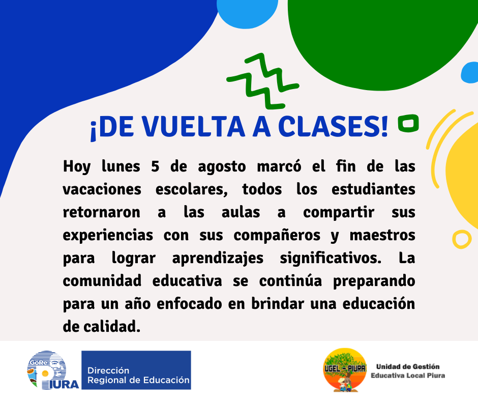 Regreso a clases: Estudiantes retoman las aulas tras vacaciones