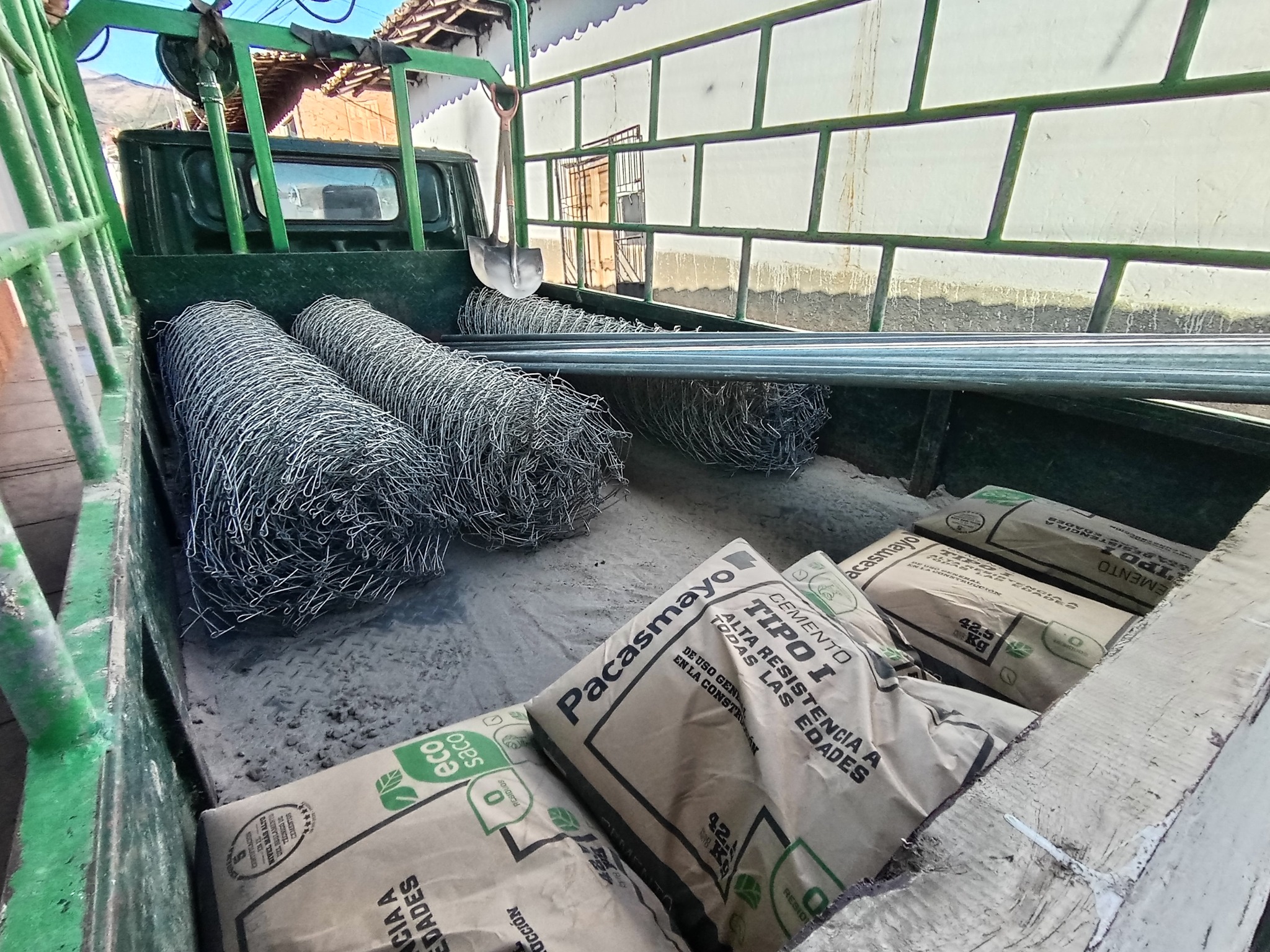 Entrega de kit de herramientas a la JASS parte alta Nuñumabamba