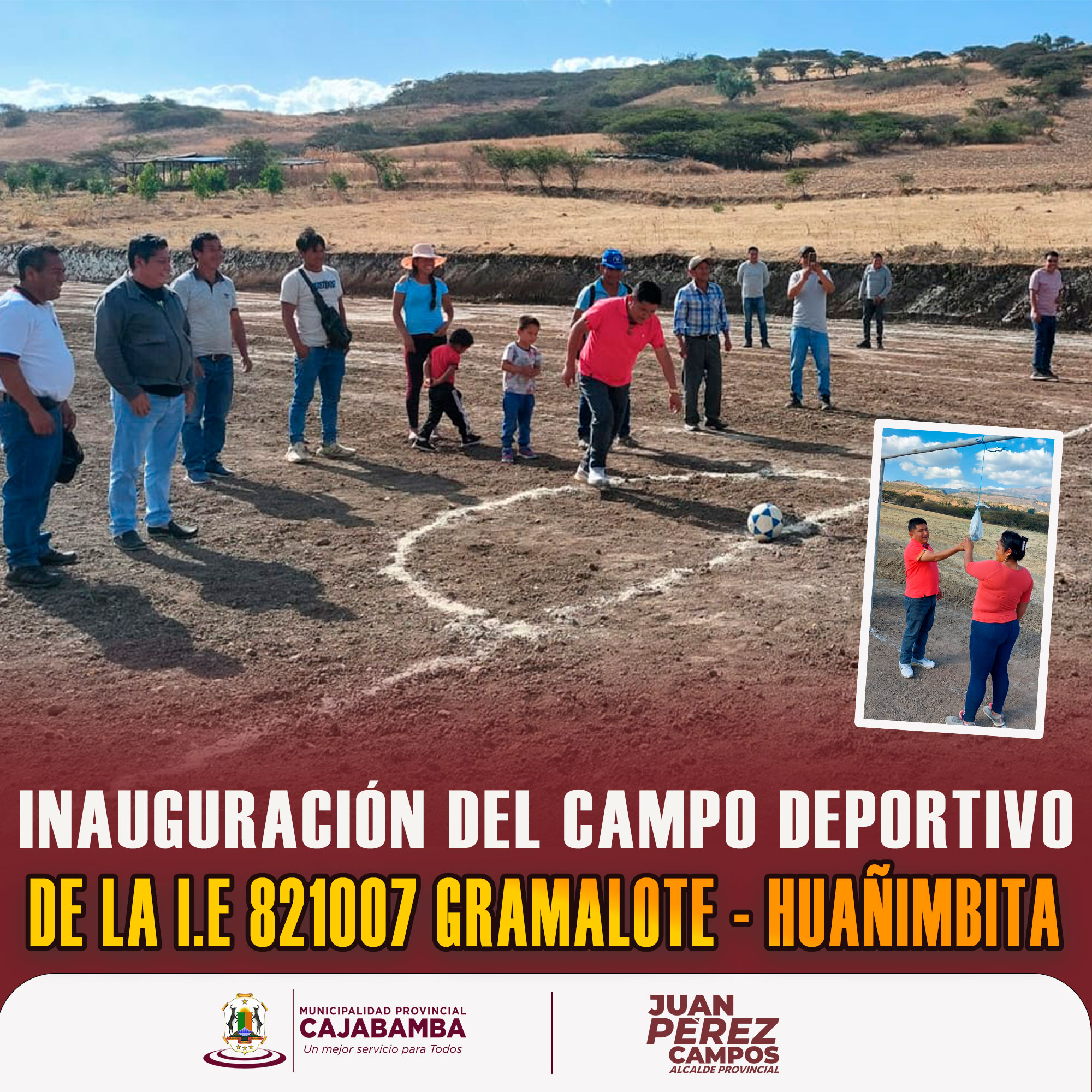 Entregó el campo deportivo