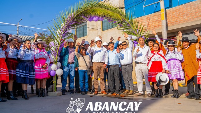 💪Municipalidad Provincial De Abancay (MPA) Concreta Un Sueño: Inauguración De Pistas Y Veredas En Patibamba.