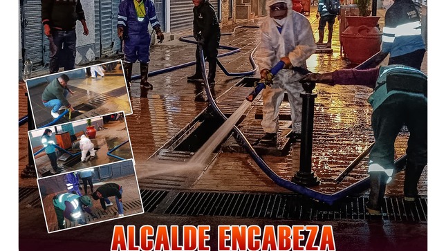 Alcalde encabeza jornada de limpieza