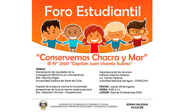 Foro Estudiantil "Conservemos Chacra y Mar"