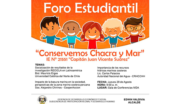 Foro Estudiantil "Conservemos Chacra y Mar"