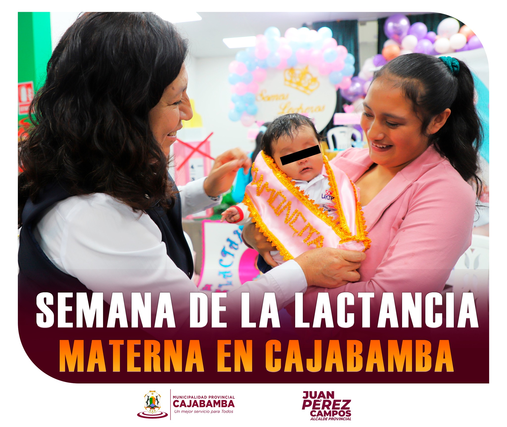 Semana de la lactancia materna en cajabamba