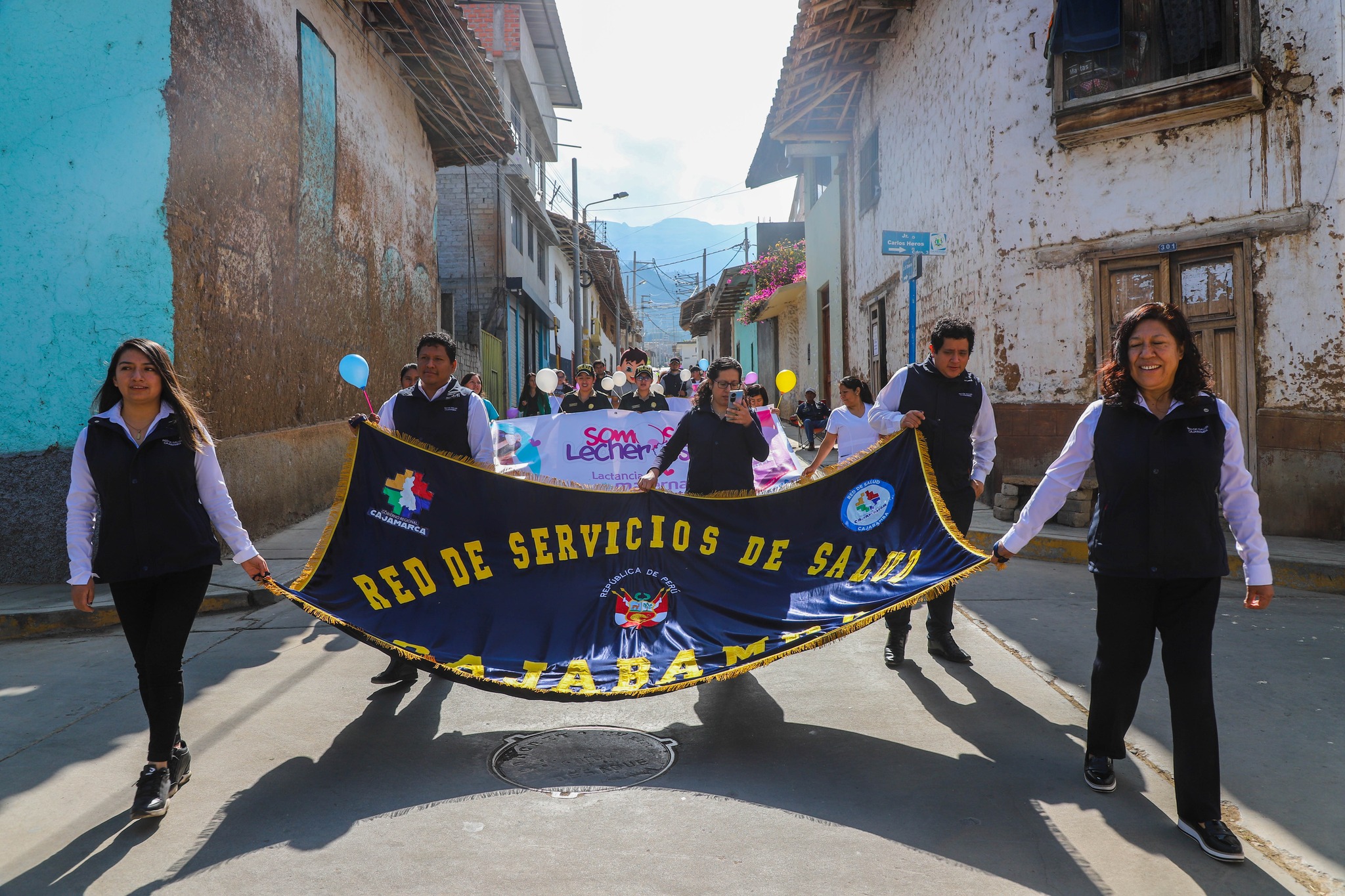 Semana de la lactancia materna en cajabamba