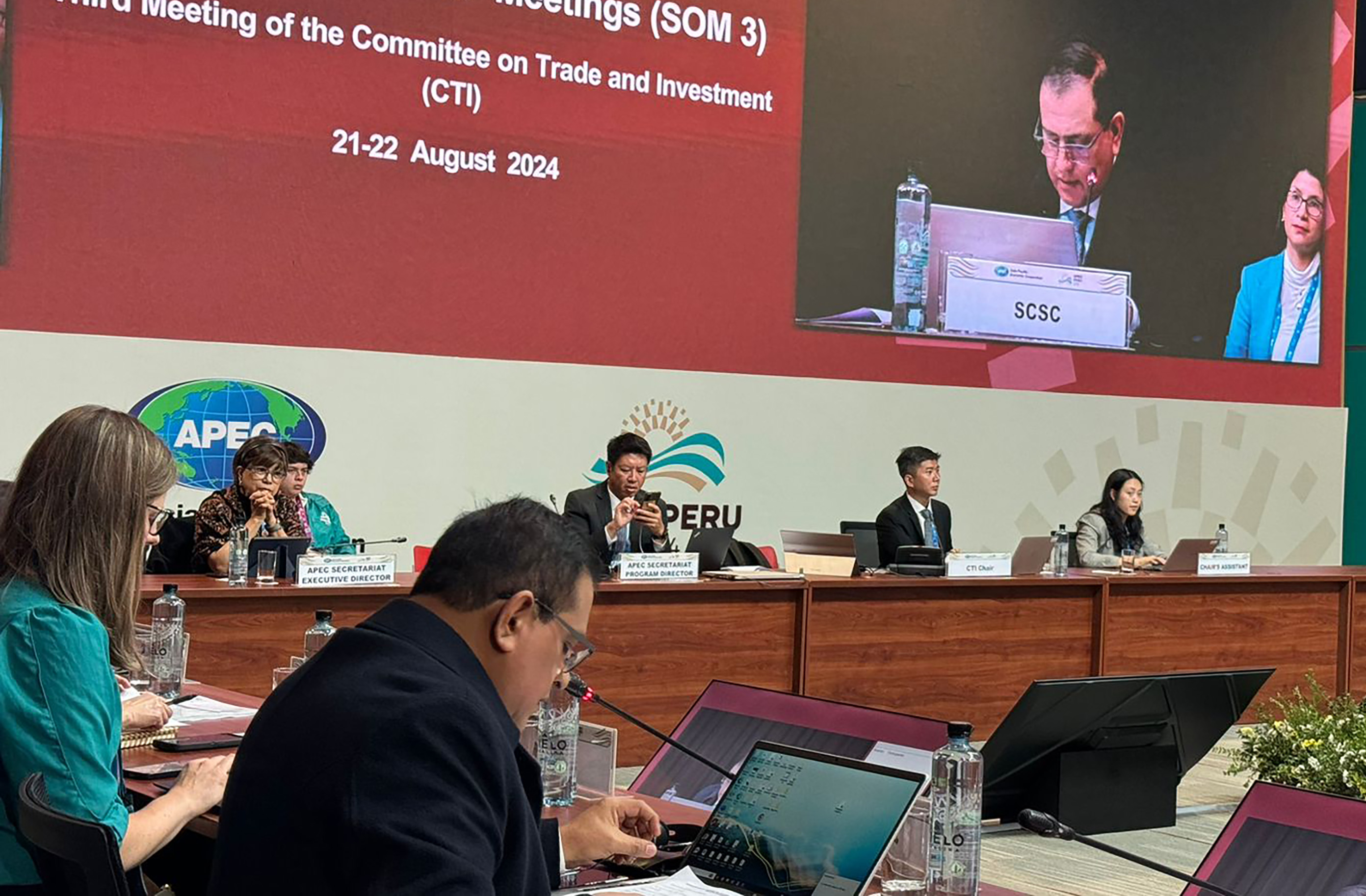 Presidente del Subcomité de Estándares y Conformidad presenta informe al Comité de Comercio e Inversiones de APEC