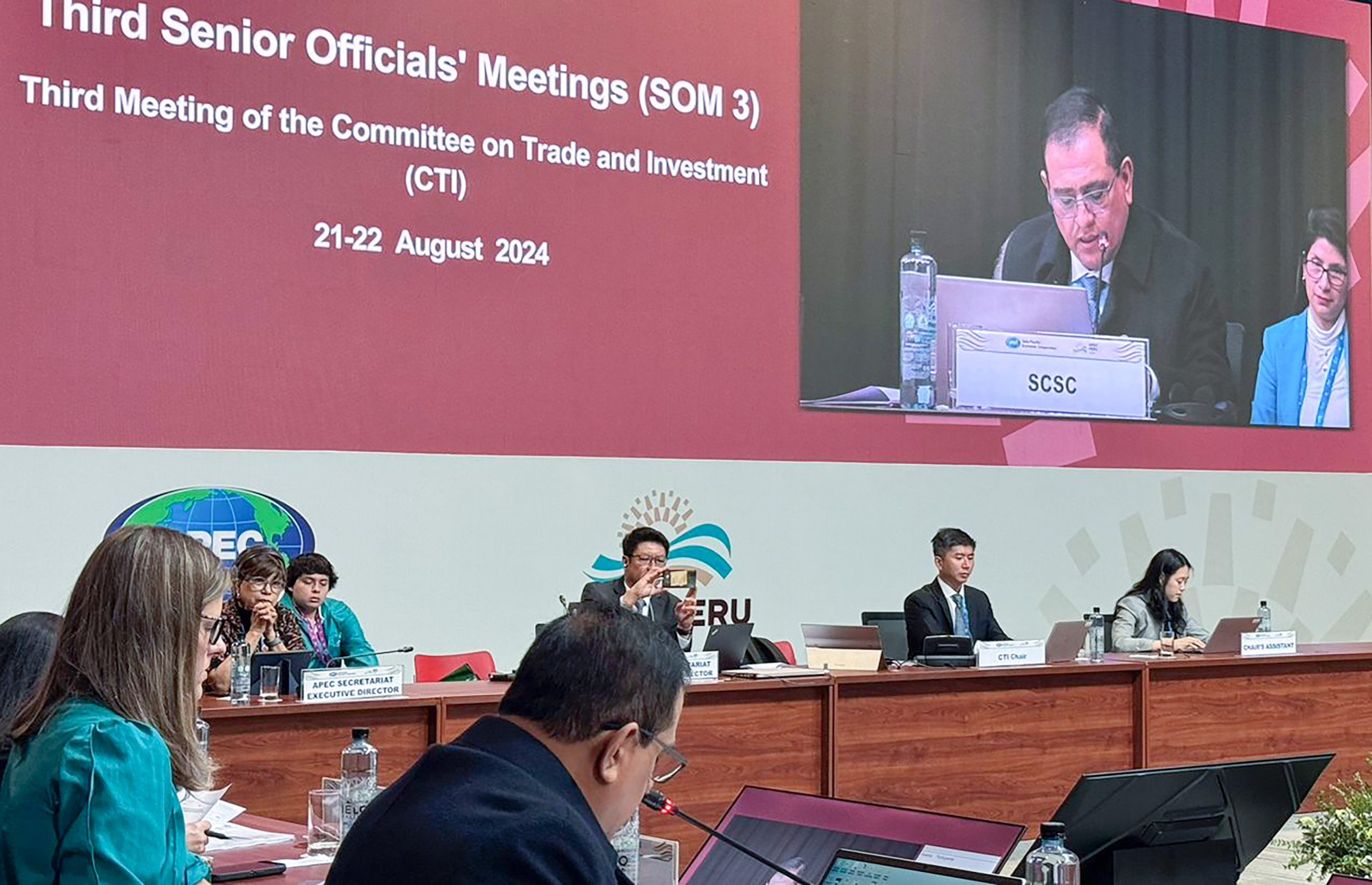 Presidente del Subcomité de Estándares y Conformidad presenta informe al Comité de Comercio e Inversiones de APEC