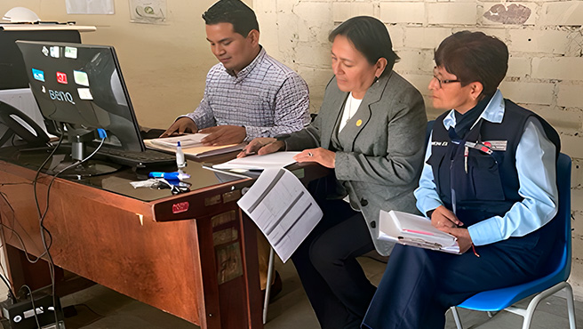 AGN supervisa la DIRIS Lima Este y fortalece el Sistema Nacional de Archivos