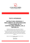 Vista preliminar de documento Texto Integrado Estructura Orgánica y Reglamento de Organización y Funciones de la Contraloría General de la República