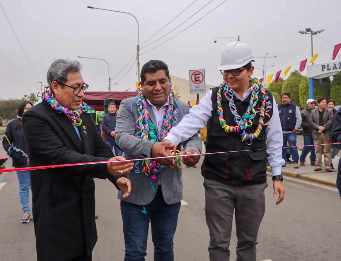 Inauguran 15 kilómetros de la Av. Jorge Basadre