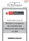 Vista preliminar de documento D. S N 038-2021-PCM - Politica nacional de gestion del riesgo de desastres al 2050.pdf