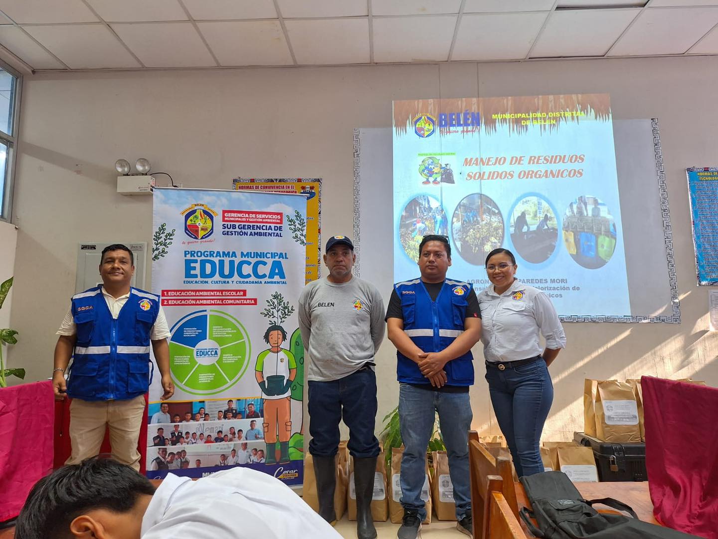 Capacitación teórica a los alumnos de la I.E. Nº 60743 Enry Linares Soto