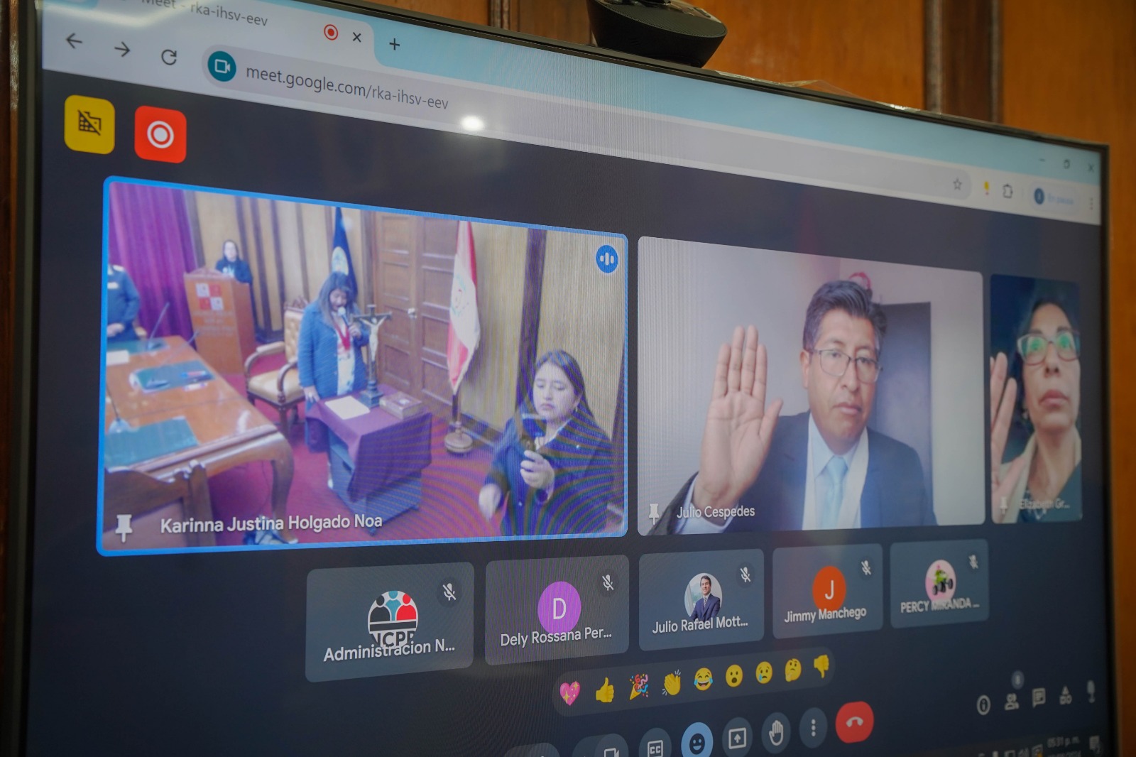 Se realizó la instalación de la comisión distrital de implementación del Código Procesal Penal 2024