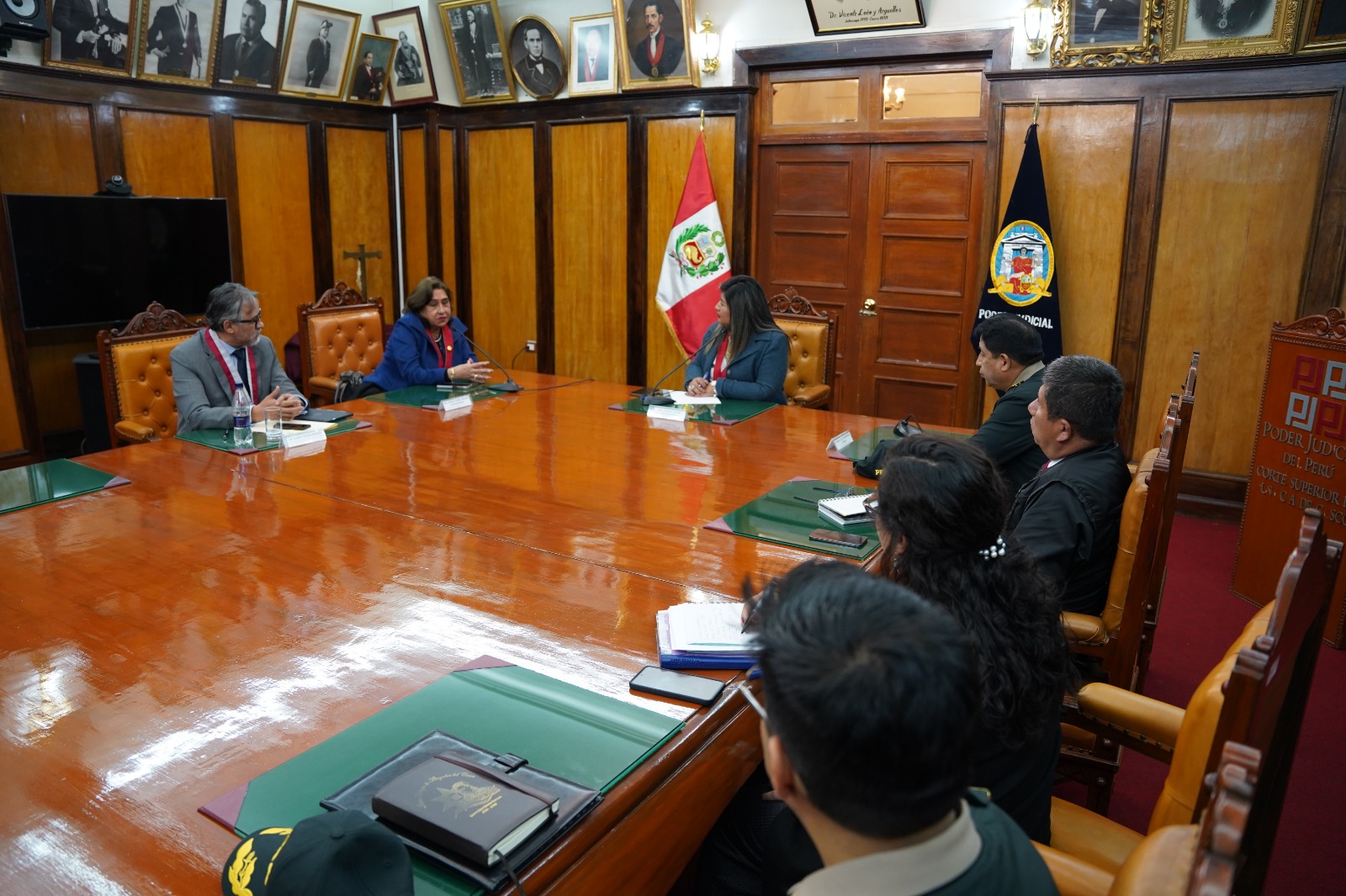 Titulares de la Unidad de Flagrancia sostuvieron importante reunión para evaluar las acciones implementadas en el Cusco